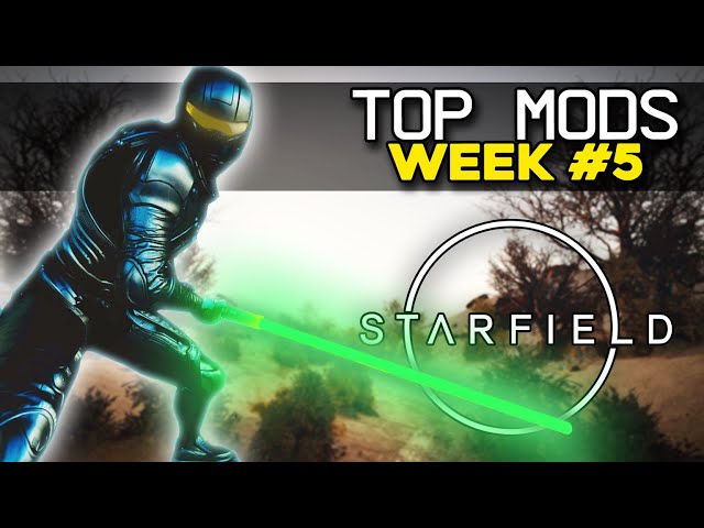 Starfield Mods Are Getting Ridiculous! Tops Mods Week 5 - Lightsabers, Better Water, Starfield Radio