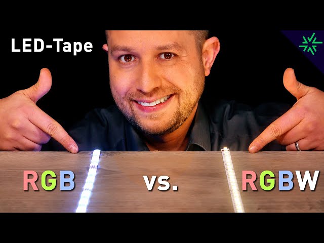 RGB oder RGBW-Tape? Wo ist der Unterschied dieser LED-Stripes?