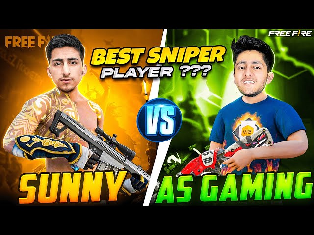 Best Sniper Player A_S Gaming Vs GodSunny🤣😱- Free Fire India