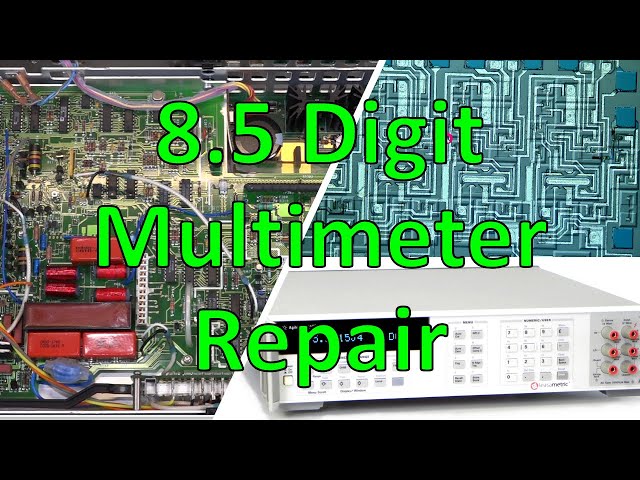 TSP #244 - Agilent 3458A 8.5-Digit Multimeter Repair, Teardown & IC Analysis (April 2024)