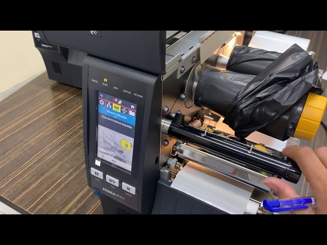 ✅ Zebra ZT411 Printer How To Manually calibration media and ribbon