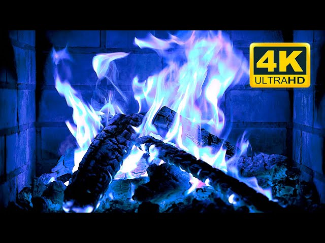 🔥🎃 Halloween Fireplace 4K (12 HOURS). Fireplace Ambience with Crackling Fire Sounds