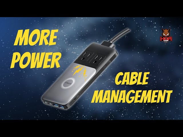 Anker 727 Review:  Cable Management & Power Distribution in the Office, Studio, Amateur Radio Shack