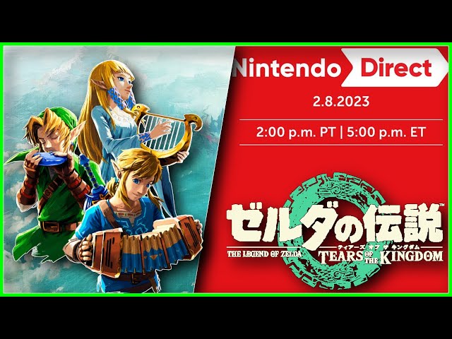 New February Nintendo Direct Announced Predictions & Zelda Tears of the Kingdom Rumors & Leaks