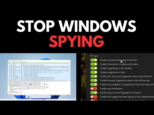 Stop Windows Spying