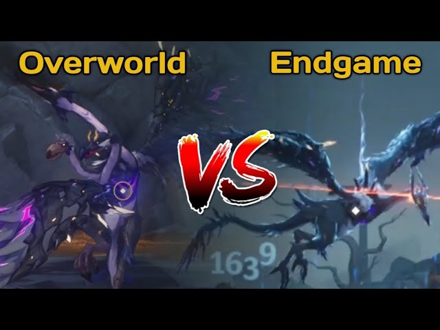 Wuthering Waves - Overworld vs Endgame/Hologram comparison ( Impermanence Heron )