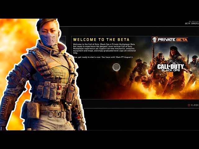 The BLACK OPS 4 BETA IS LIVE! // Black Ops 4 Beta Gameplay Livestream