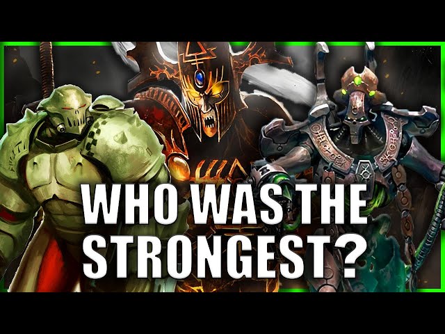 Which Faction was the Most Powerful During their Peak? | Warhammer 40k Lore