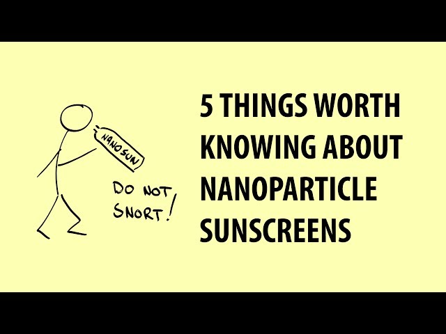 Nanoparticles and sunscreens: Five things worth knowing
