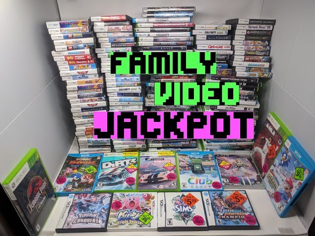 Family Video JACKPOT // 150 Games // Thrift Store Video Game Finds!