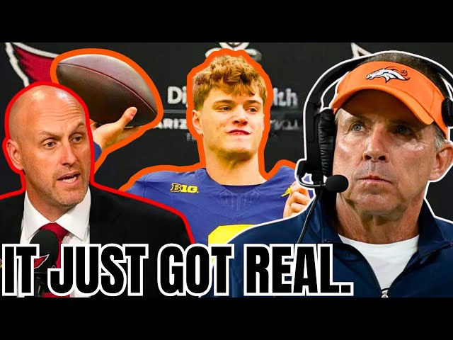 Broncos Want JJ McCarthy! Sean Payton SIGNALS TRADE with Cardinals after COMMENTS! NFL Draft |