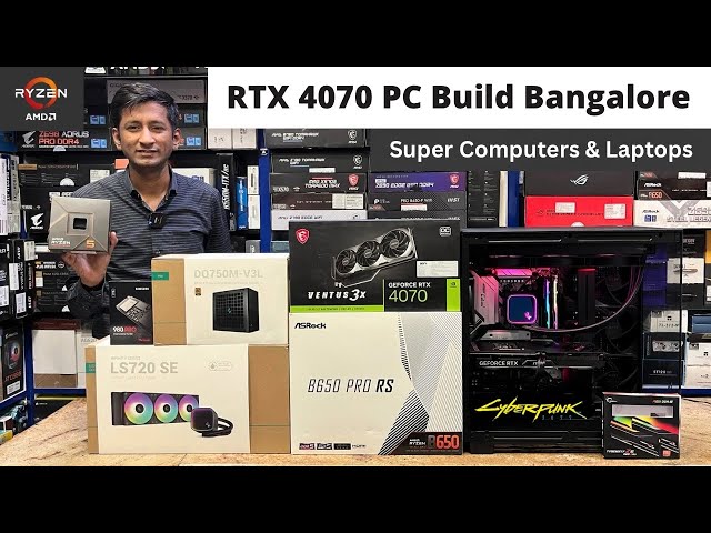 Rs 1.5 Lakh RTX 4070 Gaming & Editing PC Build with Ryzen 5 7600  #rtx4070