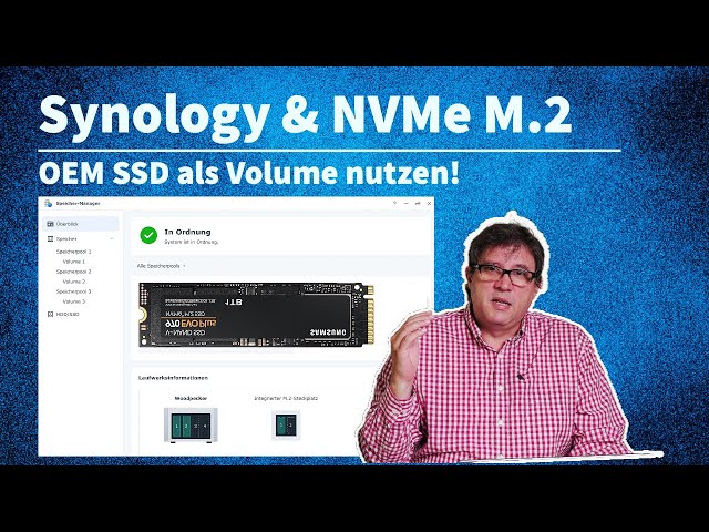 Jede M.2 NVMe SSD auf Synology als Volume nutzen