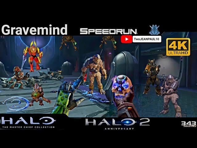 Halo 2A MCC gravemind legendary speedrun campaign ⚠️ 4k