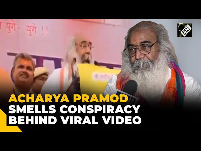 “Iss Tarah Ki Saazishon Ko…” Acharya Pramod slams Congress over viral video on reservation