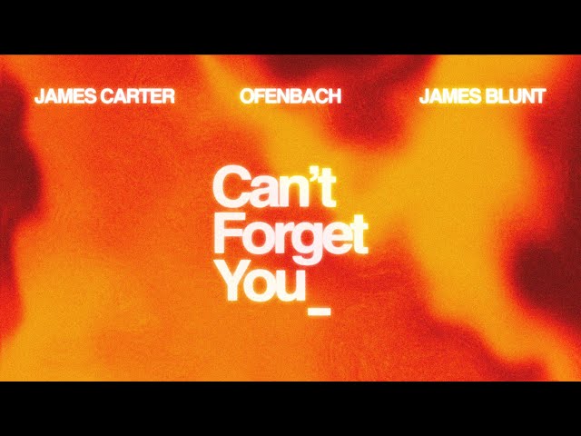 James Carter & Ofenbach feat. James Blunt - Can't Forget You (Lyric Video)