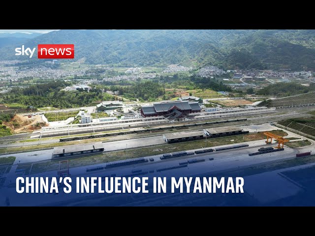 How China is using new railway line to extend influence in Myanmar