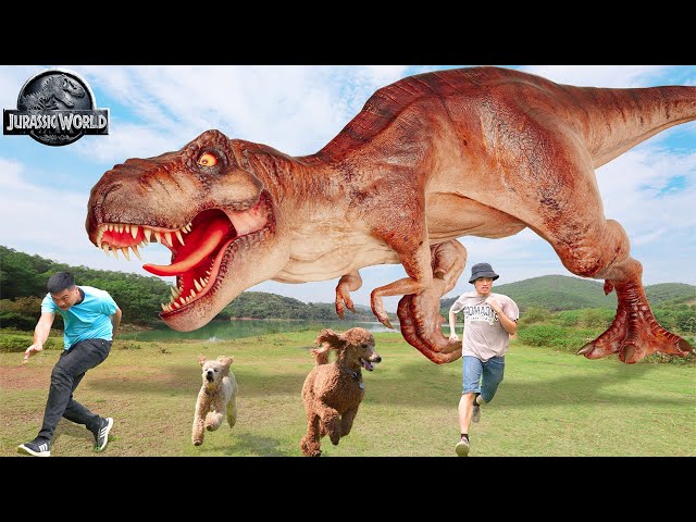 Most Dramatic T-rex Attack | Jurassic Park Fan-Made Short Film | T-rex Chase | Dinosaur | Ms.Sandy