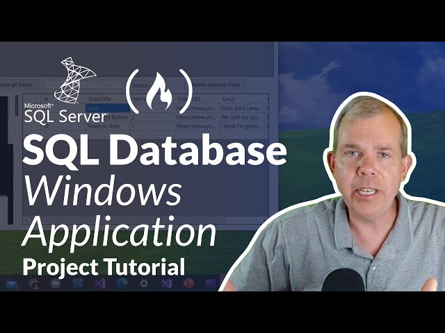SQL Database App with Windows GUI – Project Tutorial