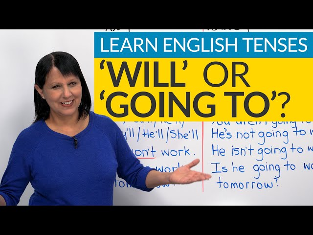 Learn English Tenses: FUTURE  – “will” or “going to”?