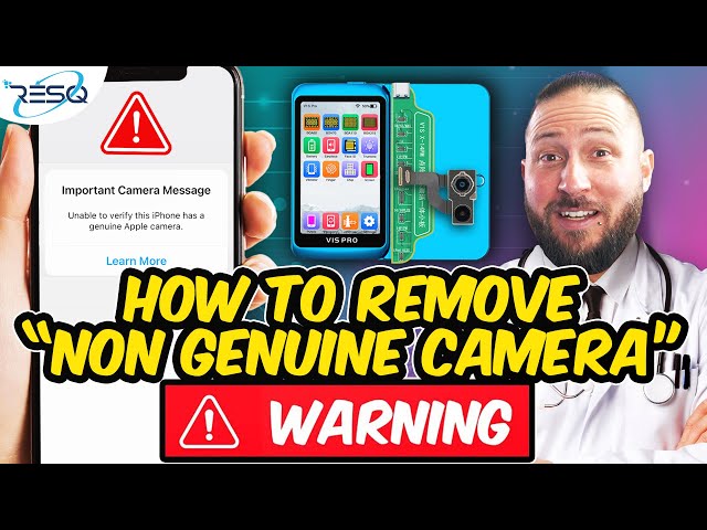 ⚠️How to REMOVE “Important Camera Message” WARNING! - iPhone Camera Replacement/Repair TUTORIAL