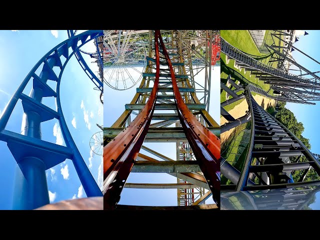 Every Roller Coaster at Energylandia! All 17 Coasters!  Front Seat POV!