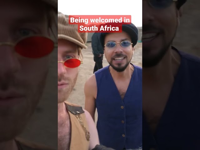 Being welcomed to a South African Festival