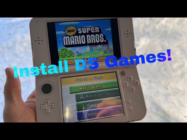 How to play Nintendo DS games on your modded 3DS!