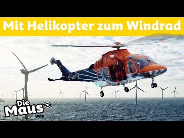 Windrad-Reparatur auf hoher See | DieMaus | WDR
