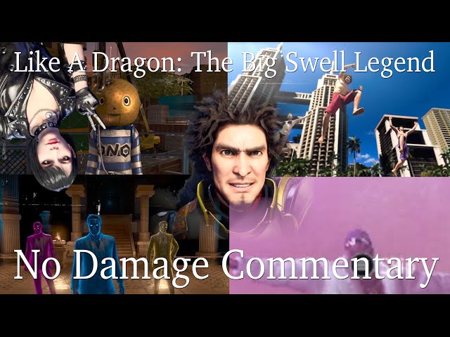 Like A Dragon Infinite Wealth: The Big Swell Legend No Damage All Bosses (Commentary)