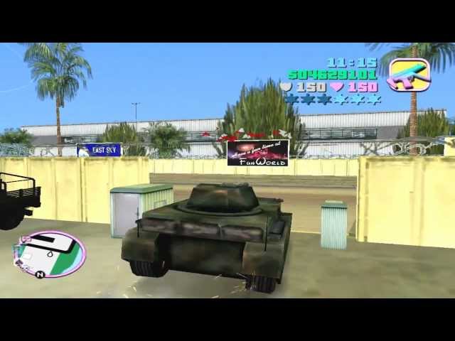 The Rhino Tank - Steal it like a Man - Keep it Forever GTA VC