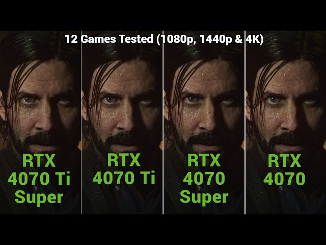 Nvidia RTX 4070 Ti Super vs RTX 4070 Ti vs RTX 4070 Super vs RTX 4070 | 12 Games Tested