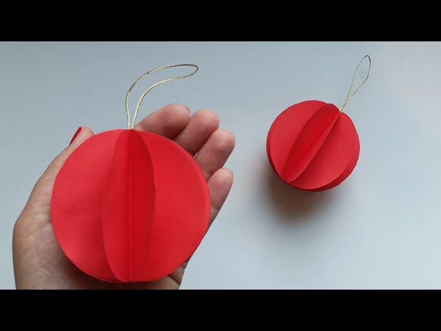 🎄Make Christmas balls. Make simple Christmas decorations yourself. Christmas craft ideas