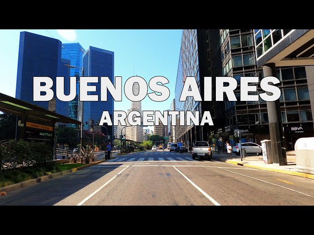 Buenos Aires, Argentina - Driving Tour 4K