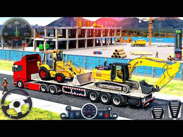 US City Road Builder Highway Construction - Excavator Loading Simulator - Android GamePlay