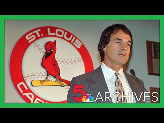 1995: Tony La Russa is introduced as the new manager of the St. Louis Cardinals
