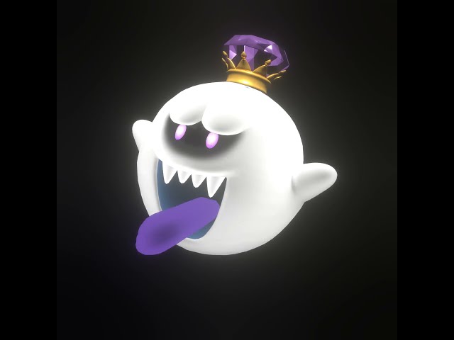 King Boo Laughing (Blender Animation)