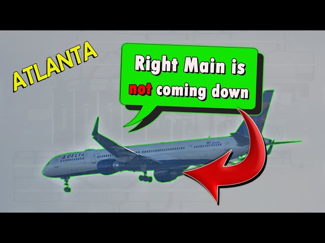 Delta B757 has LANDING GEAR STUCK UP | Real footage by Matt Cochran