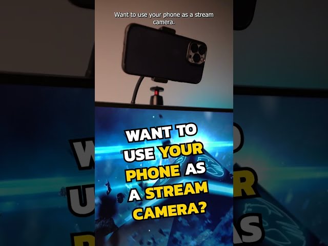 Use ANY Phone As A Stream Webcam (Twitch & Youtube) 100% FREE