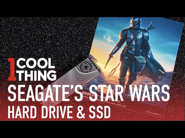 Beskar Ingot Bits and Bytes! Hands On With Seagate's Mandalorian-Themed Hard Drive and M.2 SSD