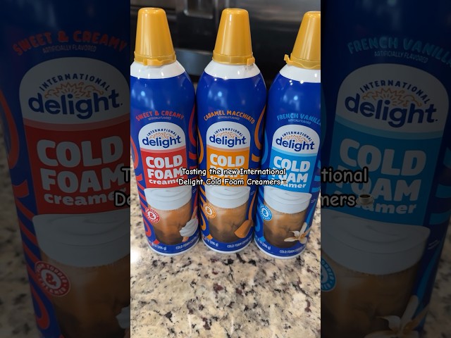 International Delight Cold Foam Creamer Review #coffeetime #dailyvlog #minivlog #coffeelovers