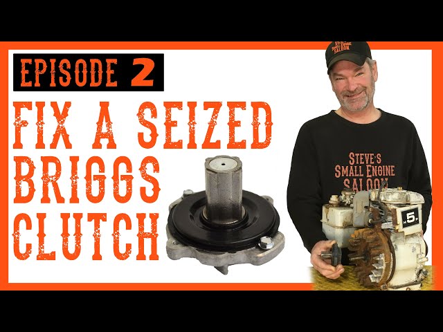How To Repair An Old Briggs Clutch On A RotoTiller - Episode 2 of 7 Tiller Series
