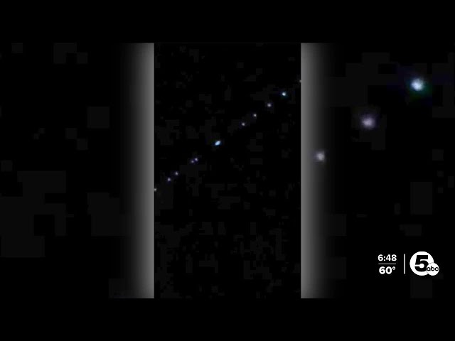 Still not aliens - Starlink satellites pass over Ohio Thursday night