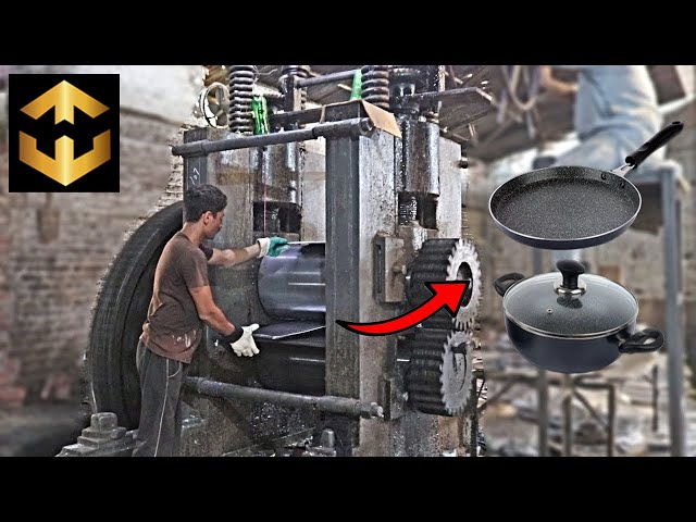 How to Make Non Stick Pots Pan in Factory | Amazing Manufacturing NonStick Cookware Pots