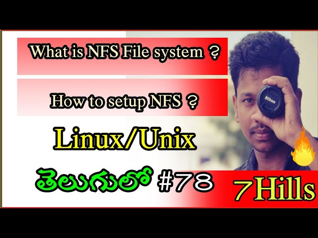 What is NFS file system | How to configure network file system | Linux| Unix | 7Hills | Telugu