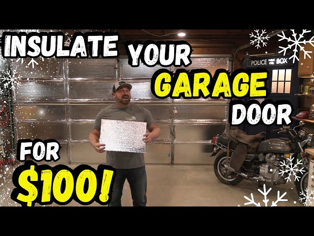 "Viral DIY: Insulate Your 16ft Garage Door for $100! Watch, Save, and Share the Secret!"