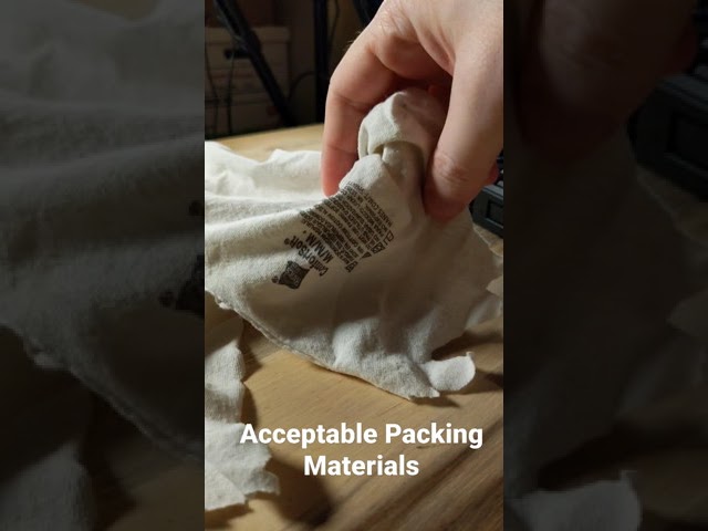 (Tangent/Rant) Acceptable Packing Materials