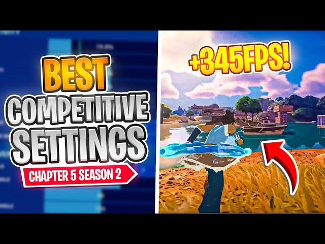 The BEST Competitive Settings in Fortnite SEASON 2! 🔧 (Best FPS Settings & Tweaks)