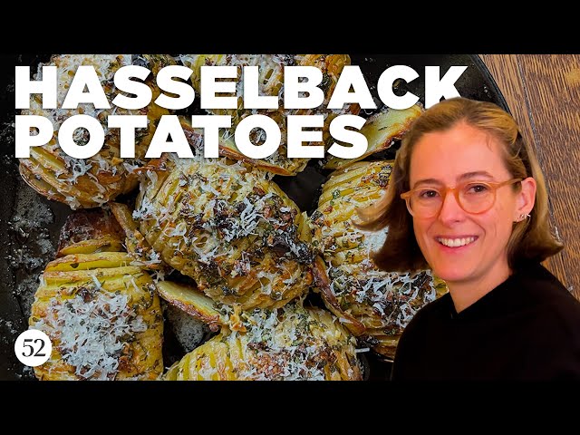 Hasselback Potato Skillet Bake | Amanda Messes Up in the Kitchen