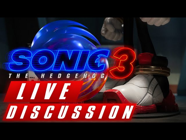 SONIC MOVIE 3 NEWS - LIVE DISCUSSION!